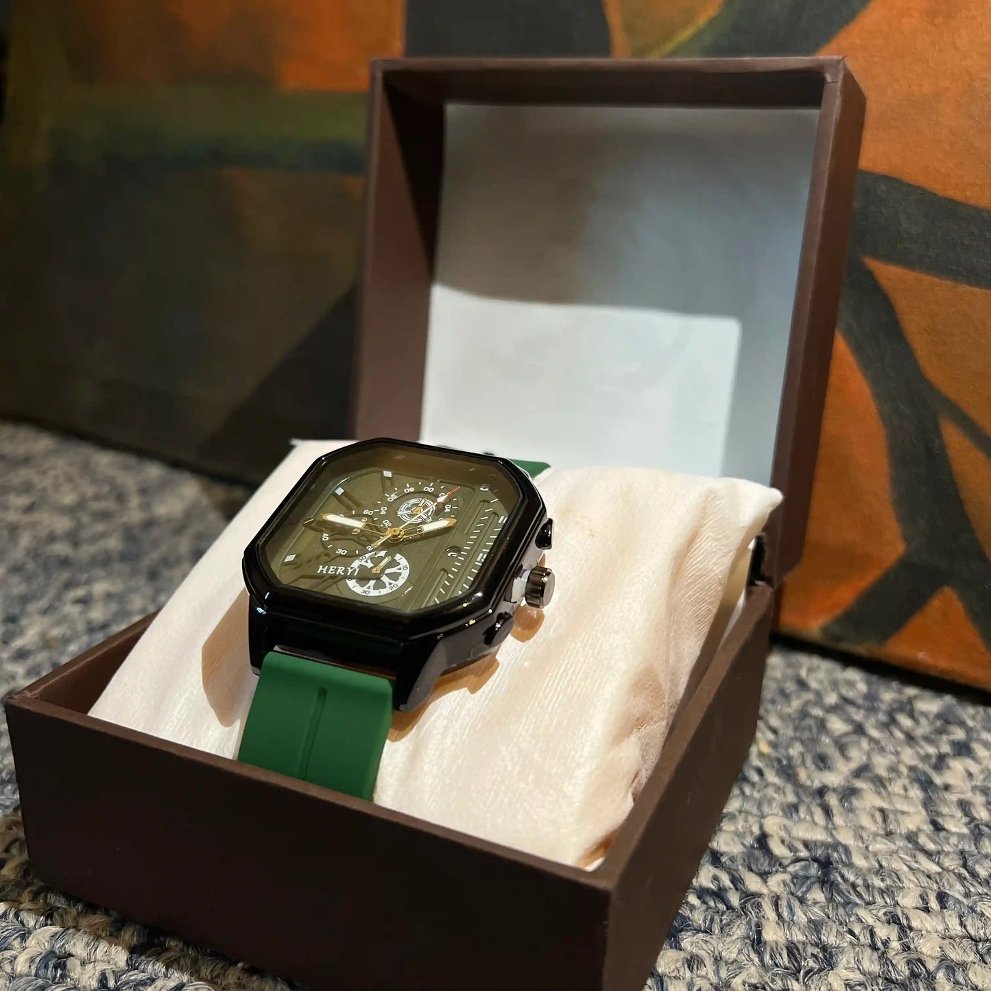 Heryi Men's Magnetic Lock Watch