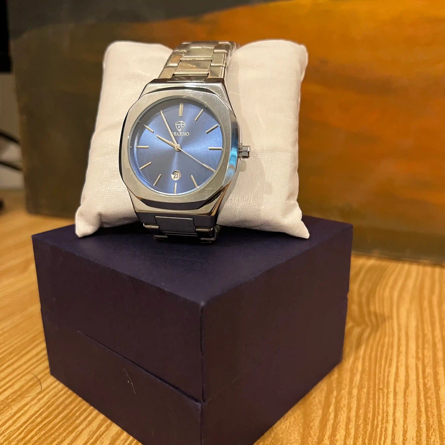 Dearno Blue Dial Men's Watch