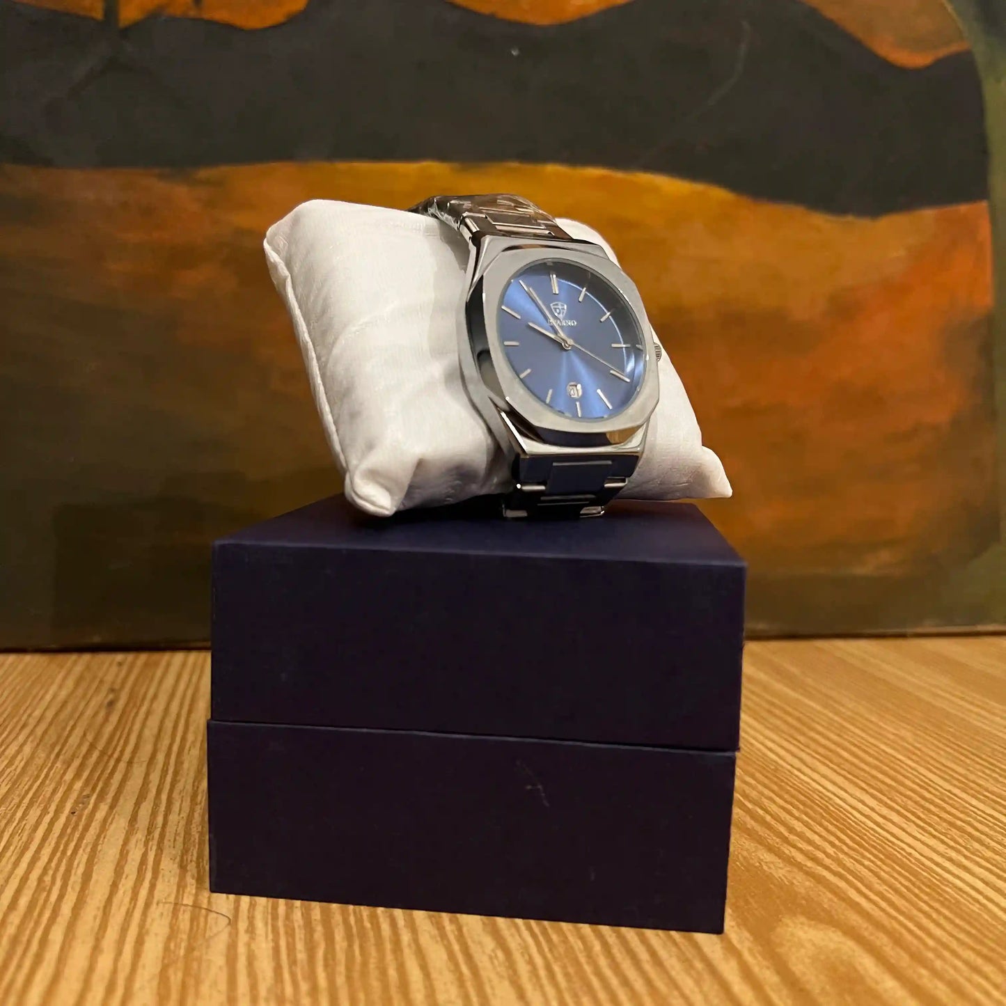 Dearno Blue Dial Men's Watch