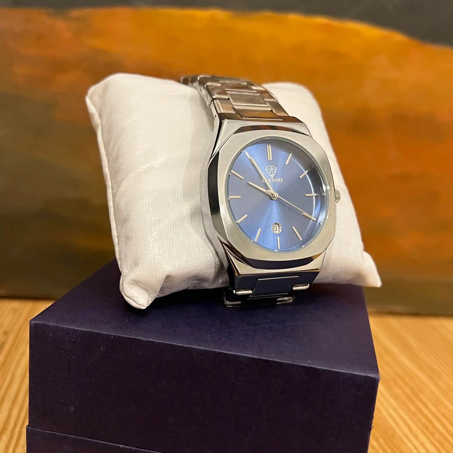 Dearno Blue Dial Men's Watch