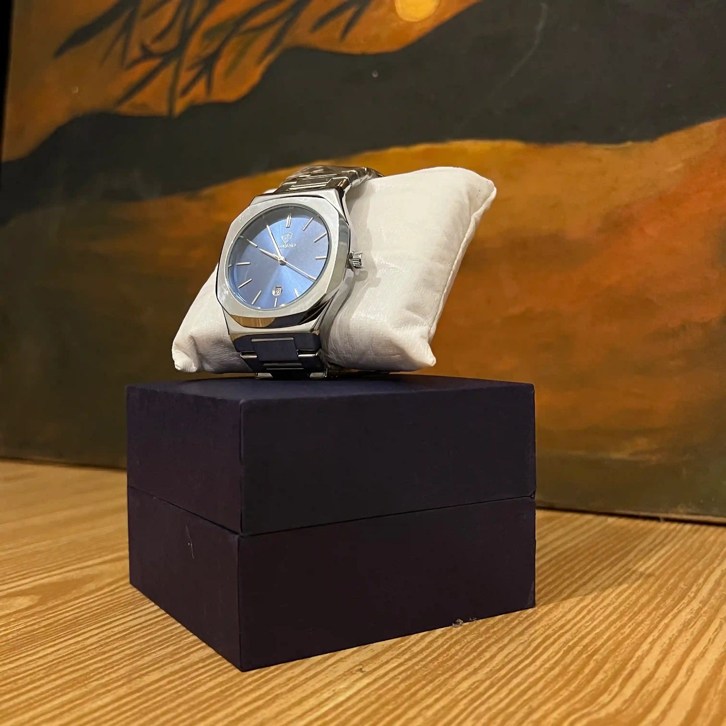 Dearno Blue Dial Men's Watch