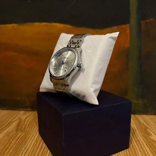 Faleda Silver Dial Men's Watch