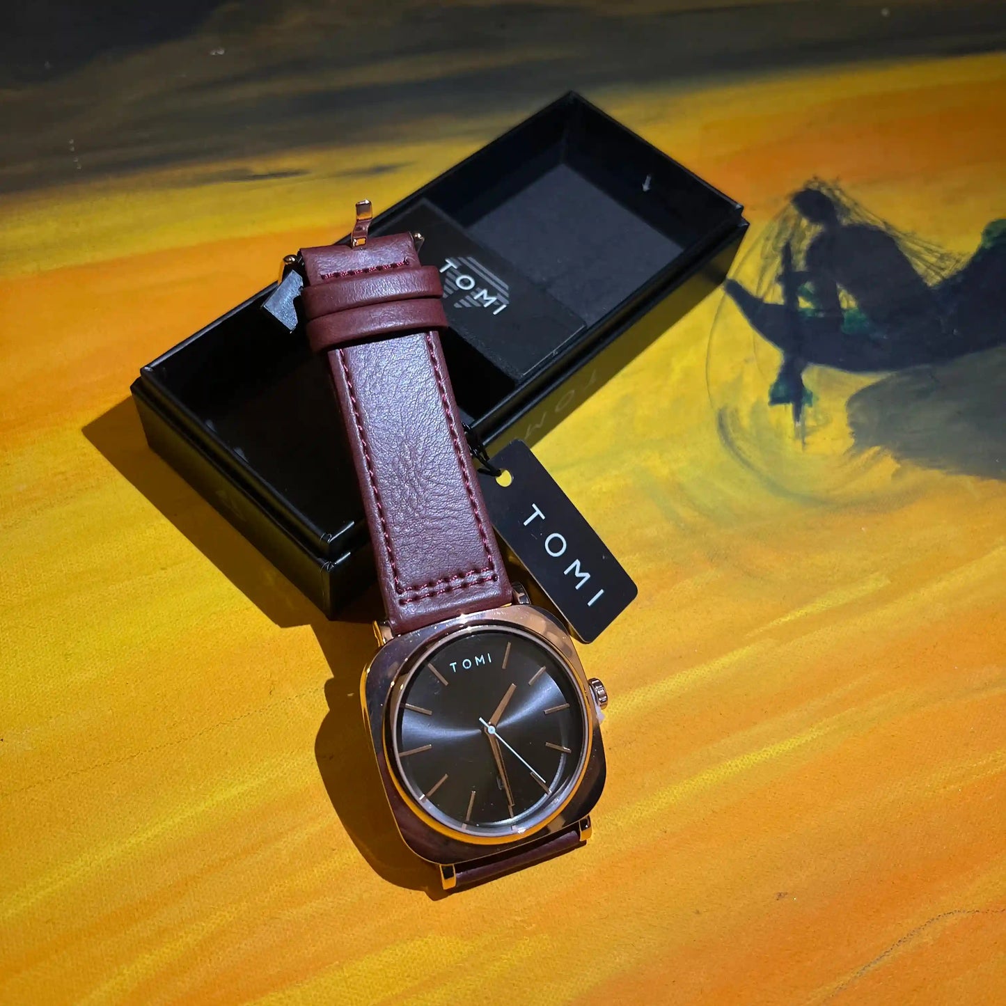 TOMI Square Dial Men's Watch