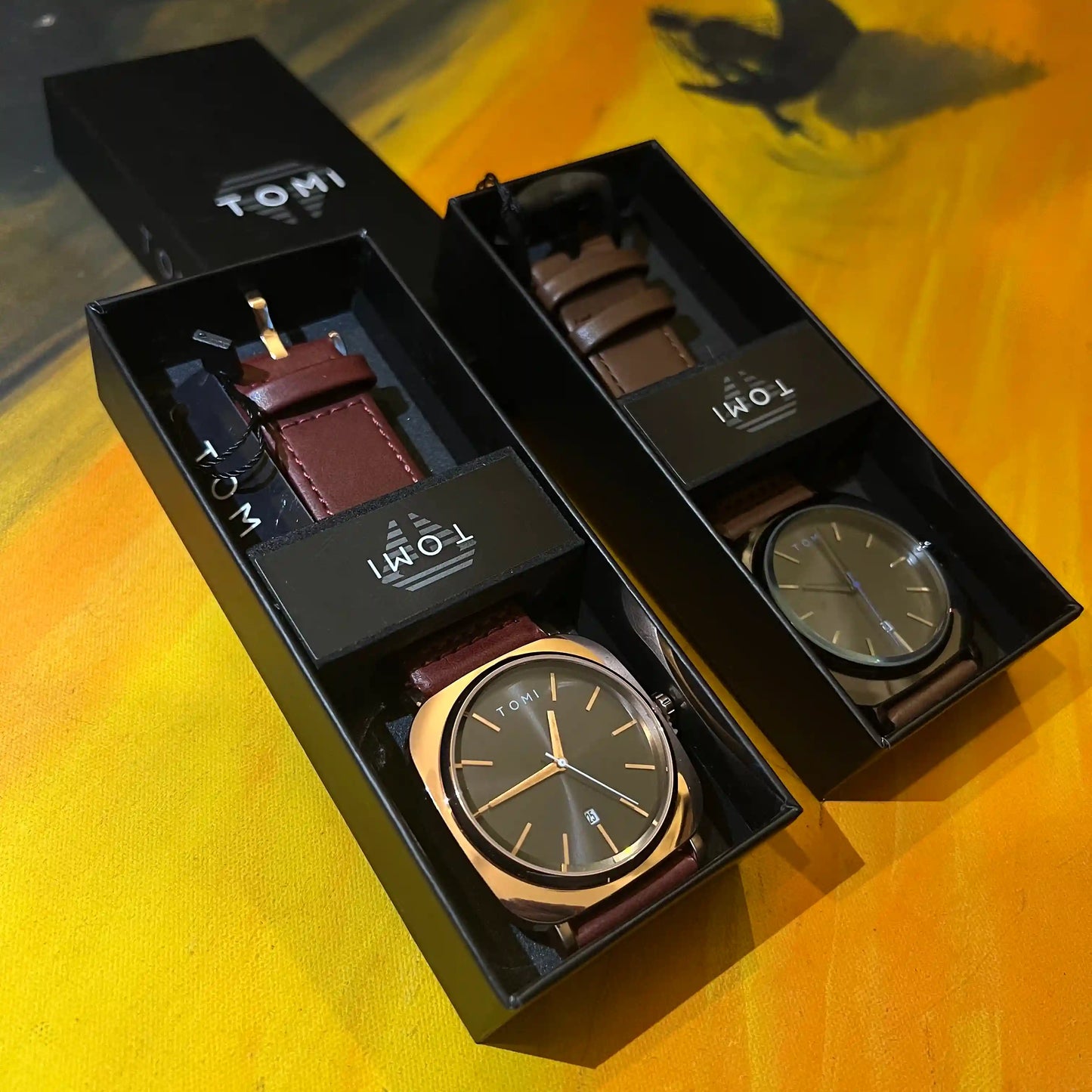 TOMI Square Dial Men's Watch