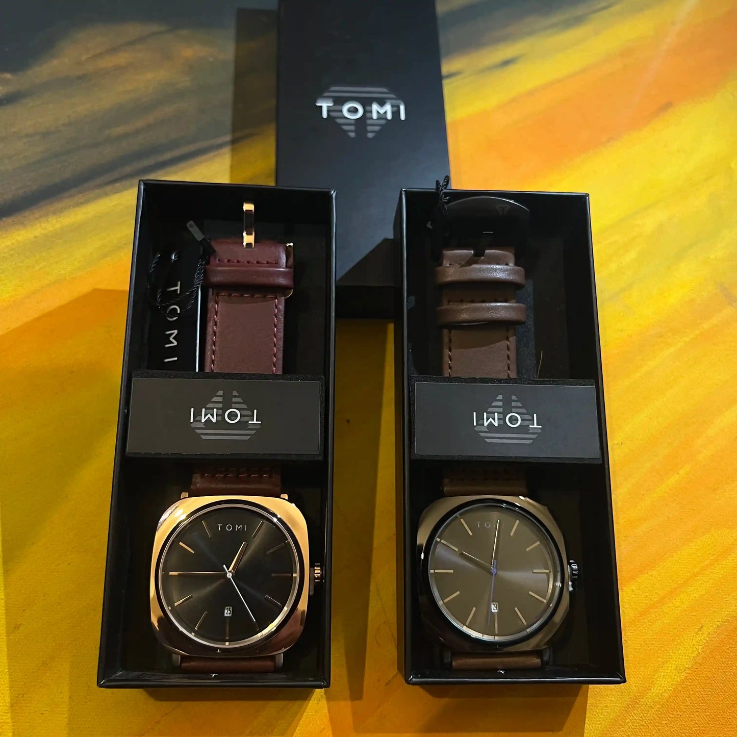 TOMI Square Dial Men's Watch