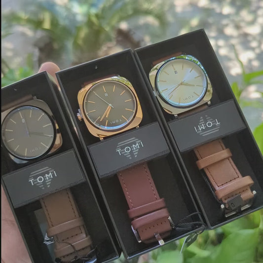TOMI Square Dial Men's Watch